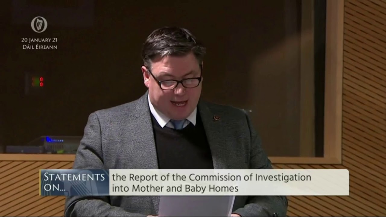 Speech on the report of the Commission of the Mother and Baby Homes Bill