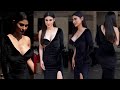 Are..Baapre!! Baap सब Pani पानी  Hogaye 💦💦 Mouni Roy Flaunts Her Huge Cleavage In Black Velvet Dress