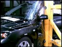 Краш-тест Mazda 3 от EuroNCAP. Боковой удар о столб
