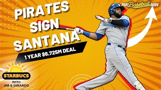 Carlos Santana Signs With The Pittsburgh Pirates | Starbucs