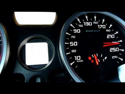 232 Renault Megane Sport RS 100 200 km h Vmax Autobahn