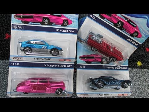 Cool Classics 2014 H-Case Hot Wheels Spectra Frost With RetroSlot Wheels This is not one of my favorite batches but there are a couple models that are very nice! This batch includes: 11/30 - '85 Honda ...