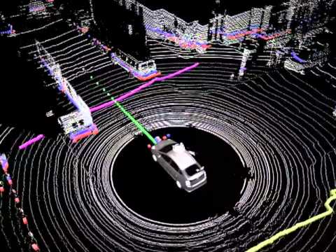 Visualization of LIDAR data - YouTube