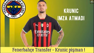 Fenerbahçe Transfer 🔥Rade Krunic Fenerbahçe, Krunic Milan ile sözleşme uzatmadı 
