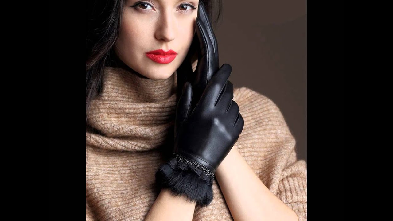 Sex city half leather gloves