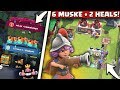 6 MUSKETEERS + DOUBLE HEAL SPELL! | OP 2vs2 Strategy | Clash ...