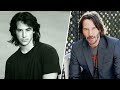 Keanu Reeves in his youth and now - archival photographs