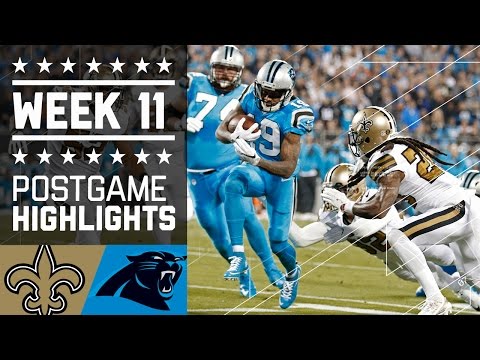 Saints Vs Panthers Nfl Week 11 Game Highlights Saints Vs Panthers Nfl Week 11 Game Highlights