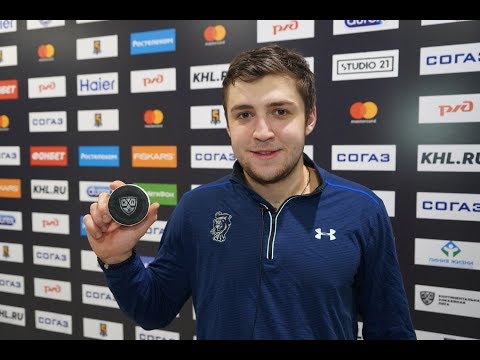 Андрей Алтыбармакян - о первой шайбе в КХЛ