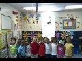 Pre-K class gives out a shout to Host Kenneth Morgan
