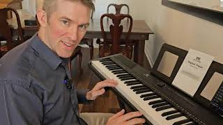 Mustar Digital Piano 88 Weighted Keys With Stand Touch Sensitivity