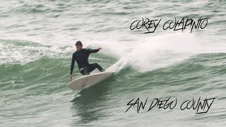 Corey Colapinto On His 64 Gunny Fish Noserider He Shaped With Tommy Witt