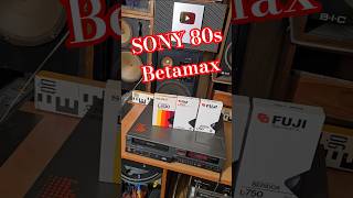 80S Vintage Unique Rare Sony Sl-C24Ps Betamax Video Cette Recorder Top Beta No Vhs Not For Sale