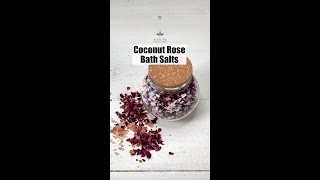Coconut Rose Bath Salts