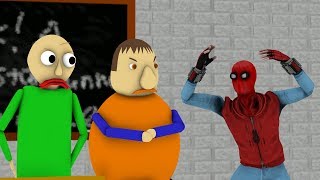 Sfm Baldi Basics In Learning Bully Meets Fake Spider Man