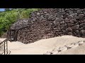 屋島山上に復元された古代の山城