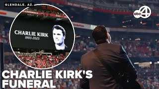 Memorial Service & Funeral For Charlie Kirk In Glendale, Az