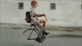 Pippi Langstrumpf - Fahrradszene - Fahrrad Ohne Räder