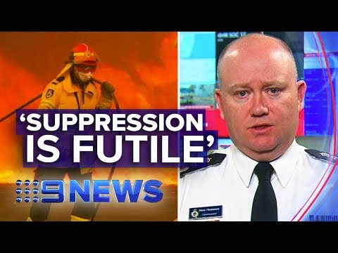 RFS urge residents to flee, warn help may not come | Nine News Australia