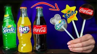 Candy From Coke, Fanta And Sprite