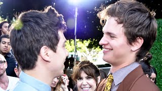 Ansel Elgort On Sharing Girls With Nat Wolff! - INTERVIEW