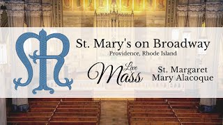 Low Mass of October 17, 2020: St. Margaret Mary Alacoque