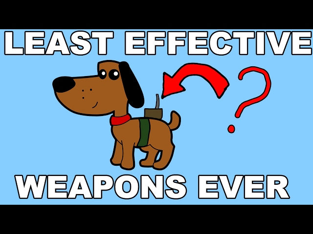 The Least Effective Weapons In History - Video