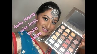 Garba Makeup using the Iconic London Palette & GIVEAWAY!!!