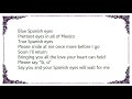 view Spanish Eyes, for voice & piano