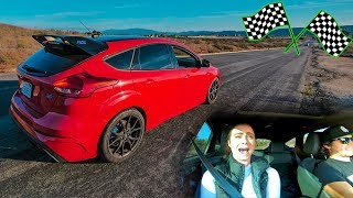 TESTING FOCUS RS LAUNCH CONTROL! *GIRLFRIEND REACTION*