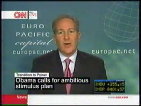 Peter Schiff silenced on CNN International 11/24/2008