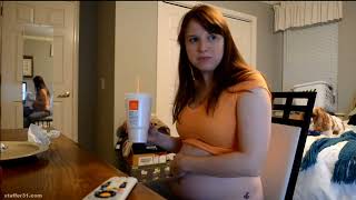 Amy Orange Shirt Stuffing 1