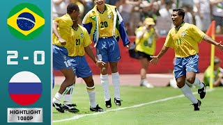 Brazil vs Russia | Highlight & All Goal - Group B  Round 1 World Cup 1994