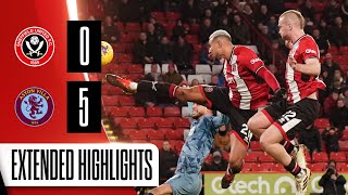 Sheffield United 0-5 Aston Villa | Extended Premier League highlights