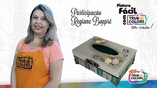 Porta lenços com pintura metalizada - Regiane Boppré