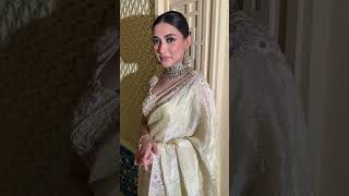 Mehazabien Chowdhury Hot In Backless Saree