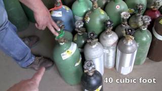 how to buy used welding gas bottles oxygen acetylene argon tank Austin Texas