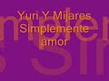 Yuri Y Mijares Simplemente Amor cover
