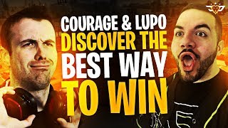 COURAGE AND LUPO DISCOVER THE BEST WAY TO WIN! (Fortnite: Battle Royale)