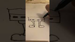 Dibujando A Bob Esponja