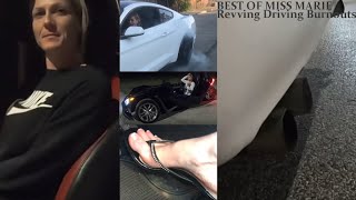 Best Of Miss Marie Revving Driving Burnouts