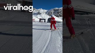Skier's Freestyle Fail || Viralhog