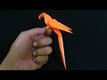 Cara Membuat Origami Burung Macaw Parrot | Origami Binatang