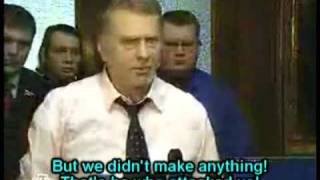 Zhirinovsky Fights In Duma
