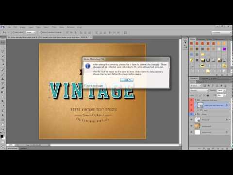 retro/vintage text effects - Graphicriver