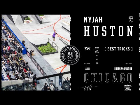 Nyjah Huston SLS Chicago 2023 - Best Tricks