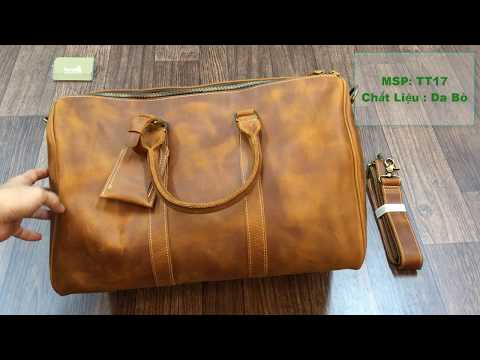 Túi du lịch nam da bò thời trang tiện lợi TT17