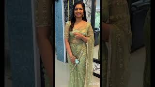 Transparent Saree Blouse Design
