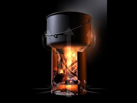 Походная печка из консервных банок