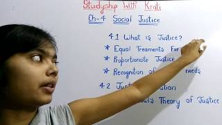 Class 11th Political Theory Ch-4(Part-1)||Social Justice